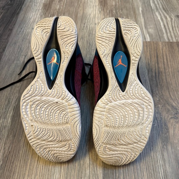 Nike Air Jordan Super Fly3 Fusion‎ Pink Teal Basketball Shoes Youth 6Y Athletic - Picture 6 of 11